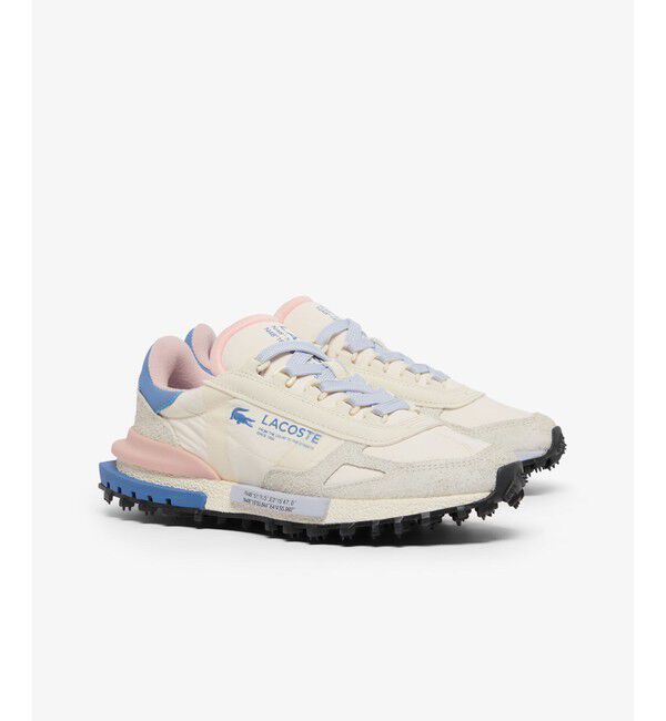 LACOSTE「レディース ELITE ACTIVE 1261 SFA / パステルカラーリング スパイクソール エリートアクティブスニーカー」|スニーカー|