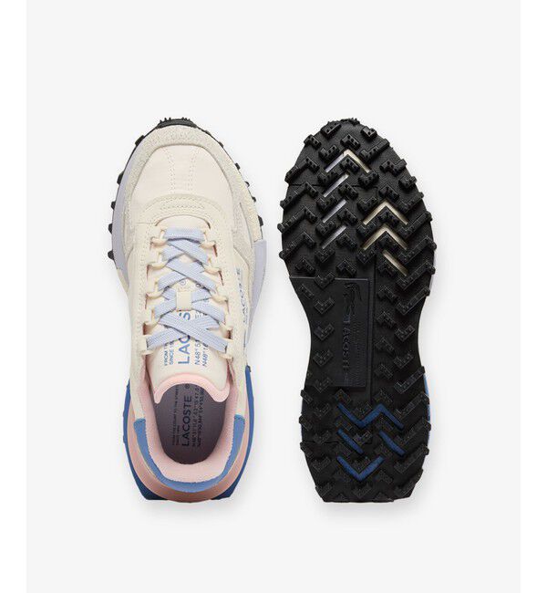 LACOSTE「レディース ELITE ACTIVE 1261 SFA / パステルカラーリング スパイクソール エリートアクティブスニーカー」|スニーカー|