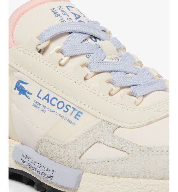 LACOSTE「レディース ELITE ACTIVE 1261 SFA / パステルカラーリング スパイクソール エリートアクティブスニーカー」|スニーカー|