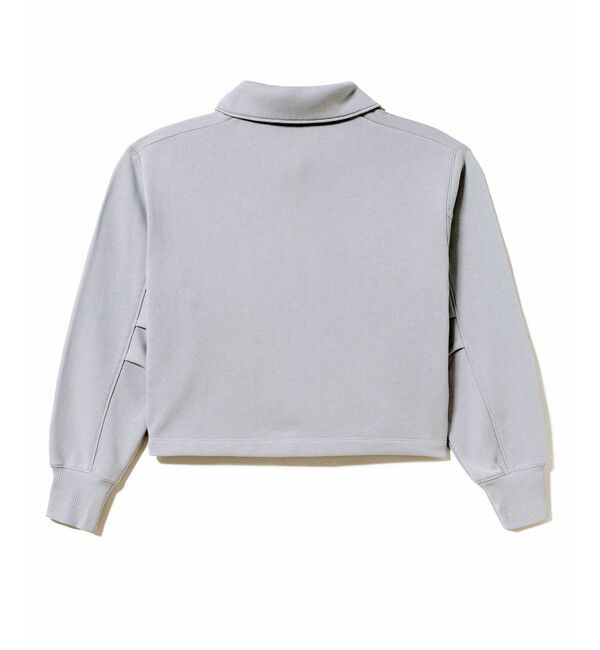 LACOSTE「クロップド丈 ポロニットスウェットシャツ」|スウェット・ジャージ|