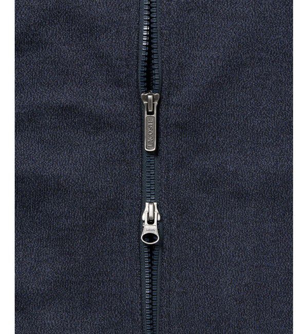 LACOSTE「ヘザースウェット メランジニットブルゾン / ドライバーズニット」|カーディガン|