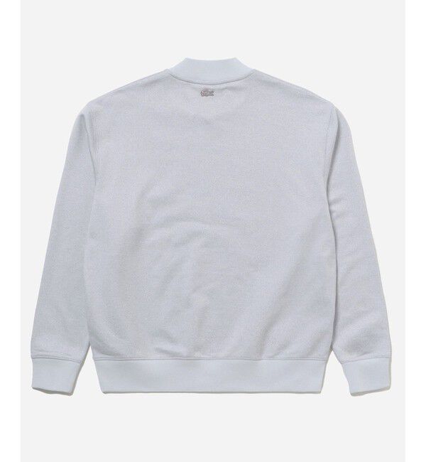 LACOSTE「ヘザースウェット メランジニットブルゾン / ドライバーズニット」|カーディガン|