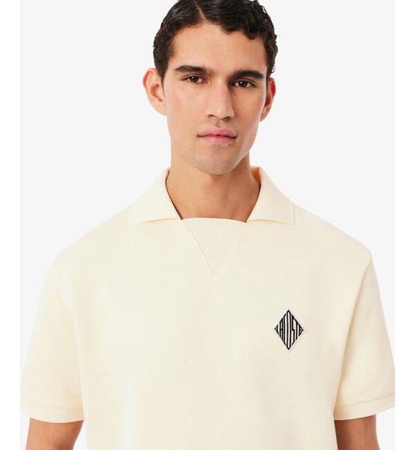 LACOSTE「ルーズフィットフリースポロシャツ」|ポロシャツ|