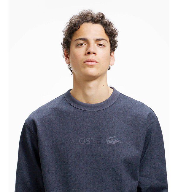LACOSTE「メランジカラー ヘザー クルーネックスウェット」|スウェット・ジャージ|