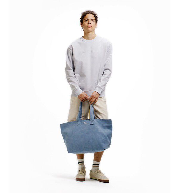 LACOSTE「メランジカラー ヘザー クルーネックスウェット」|スウェット・ジャージ|