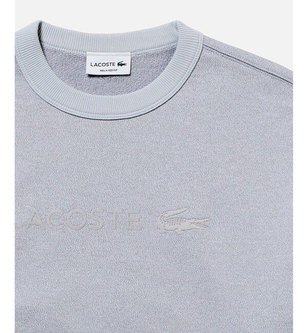 LACOSTE「メランジカラー ヘザー クルーネックスウェット」|スウェット・ジャージ|
