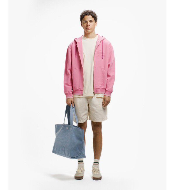 LACOSTE「ヴィンテージエフェクト ロゴジップフーディー」|パーカー|