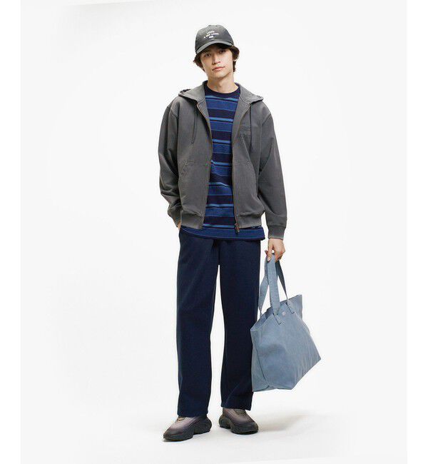 LACOSTE「ヴィンテージエフェクト ロゴジップフーディー」|パーカー|