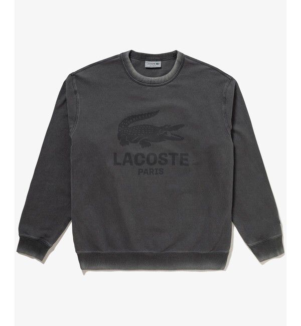 LACOSTE「ヴィンテージエフェクト ロゴクルーネックスウェット」|スウェット・ジャージ|