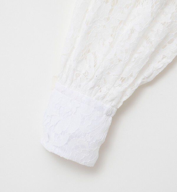 NOLLEY'S「ウォッシャブルレースシャツ」|シャツ・ブラウス|