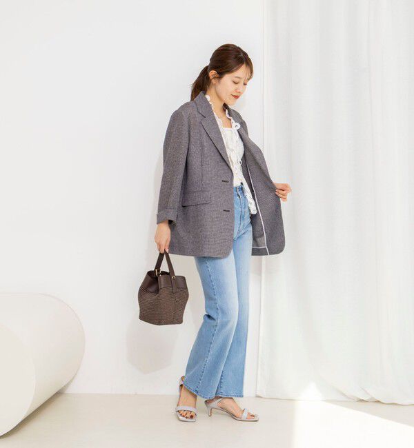 NOLLEY'S「ウォッシャブルカラミオーバージャケット」|テーラードジャケット|