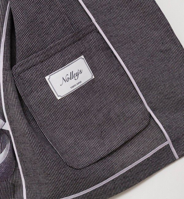 NOLLEY'S「ウォッシャブルカラミオーバージャケット」|テーラードジャケット|