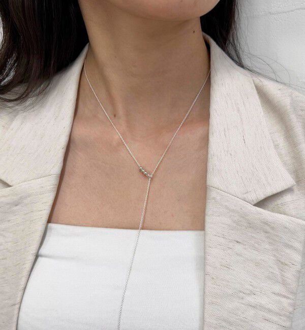 fredy emue「【LAPUIS/ラピュイ】SV925フリースタイルネックレス」|ネックレス|