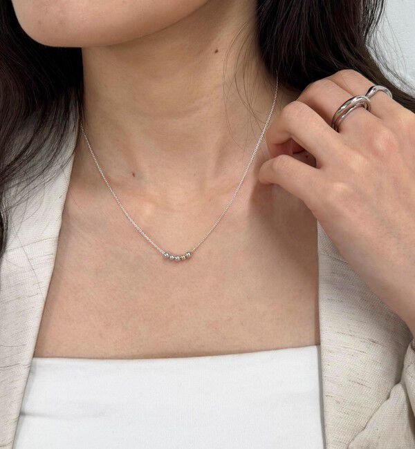 fredy emue「【LAPUIS/ラピュイ】SV925フリースタイルネックレス」|ネックレス|