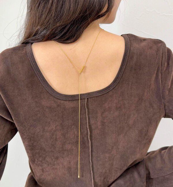 fredy emue「【LAPUIS/ラピュイ】SV925フリースタイルネックレス」|ネックレス|ゴールド