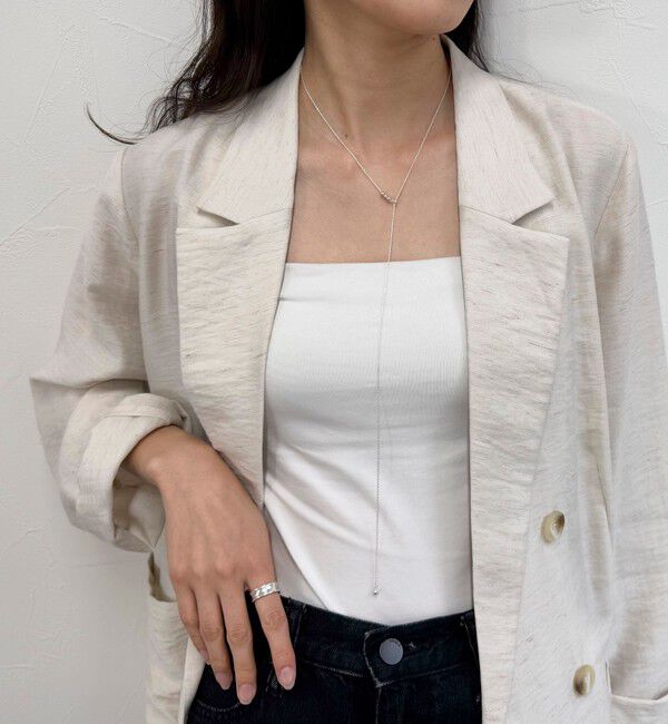 fredy emue「【LAPUIS/ラピュイ】SV925フリースタイルネックレス」|ネックレス|