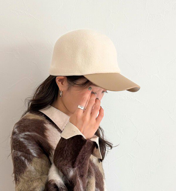 fredy emue「フェルトコンビキャップ」|キャップ・キャスケット|