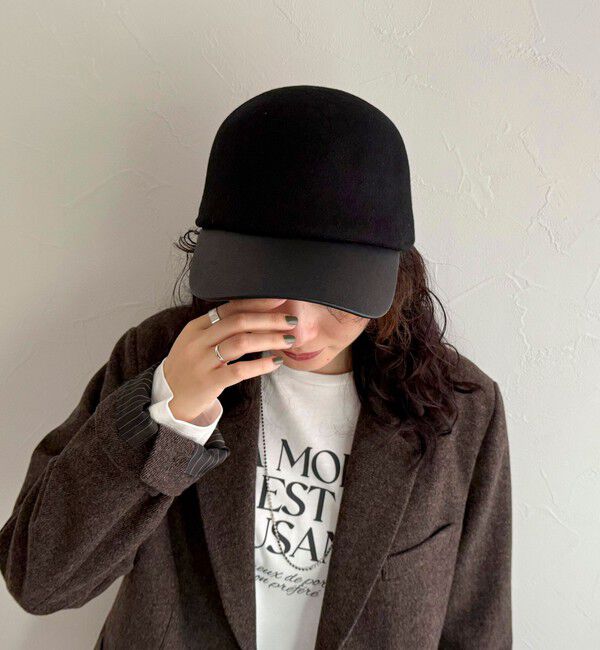 fredy emue「フェルトコンビキャップ」|キャップ・キャスケット|