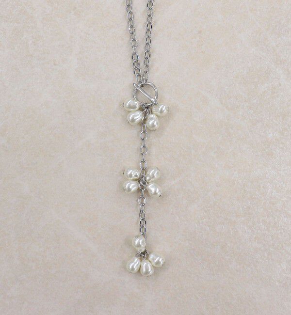 fredy emue「粒パールY字チェーンネックレス」|ネックレス|