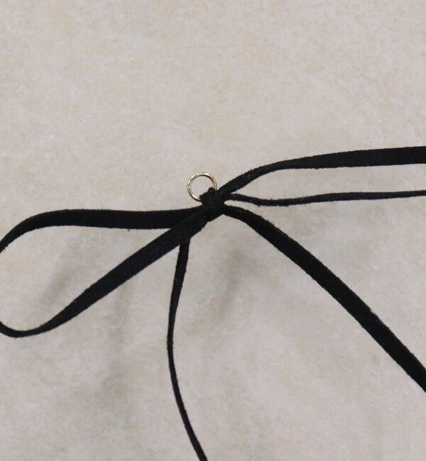 fredy emue「粒パールリボンピアス」|ピアス|