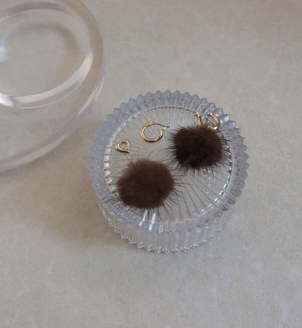 fredy emue「ミンクファーカスタムフープピアス」|ピアス|