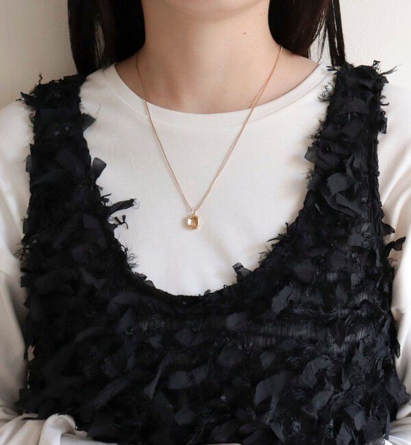 fredy emue「つぶしキューブトップネックレス」|ネックレス|