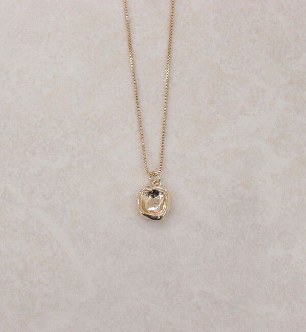 fredy emue「つぶしキューブトップネックレス」|ネックレス|