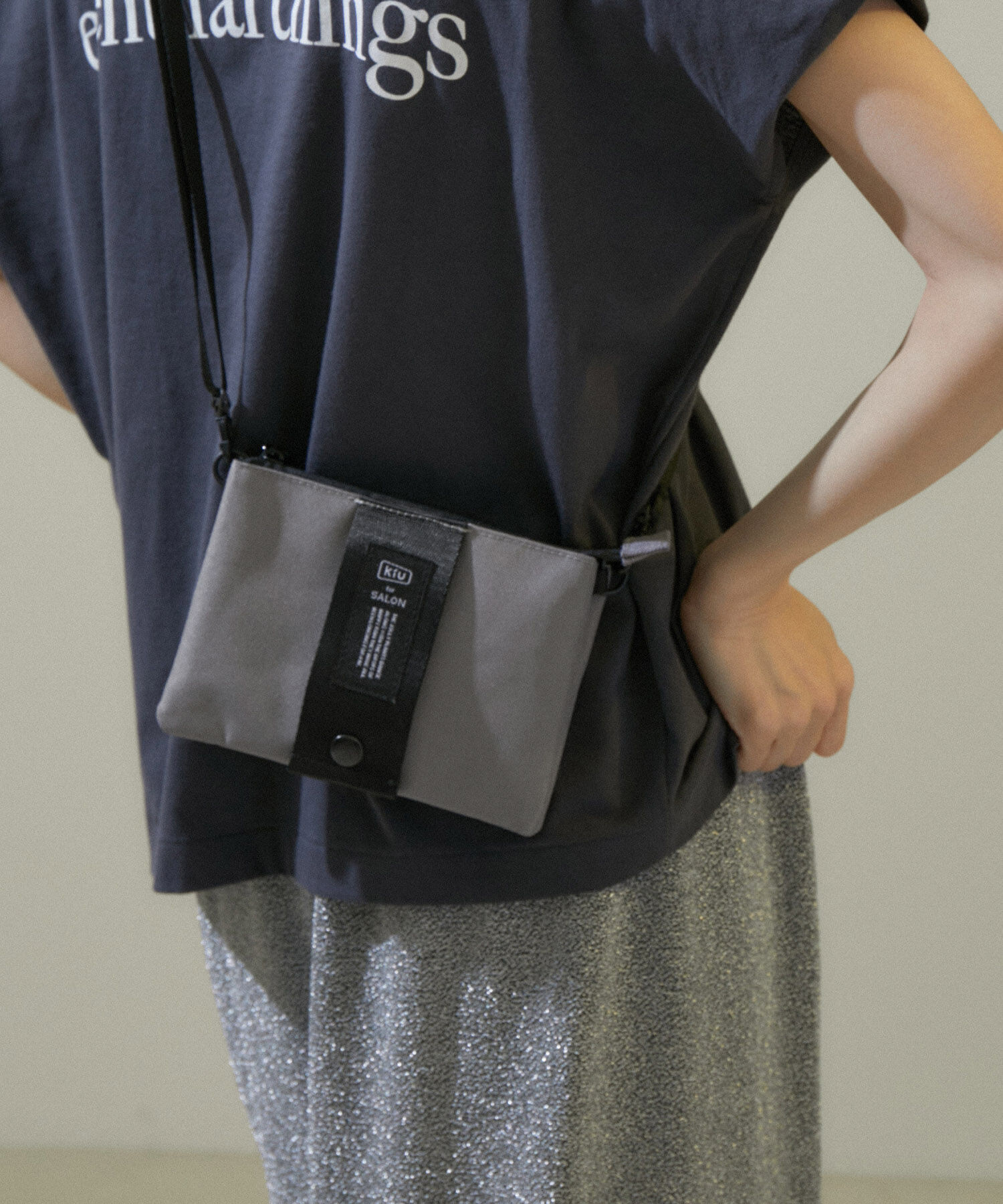 SALON adam et rope'「【KiU for SALON（キウ）】[撥水加工]別注エチケットポーチ/サコッシュ」|ショルダー・メッセンジャー|