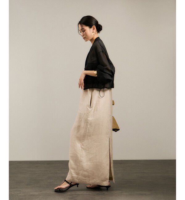 SALON adam et rope'「[25SS]シアークロップドブルゾン 3 / シアーカーディガン」|ブルゾン・スタジャン|