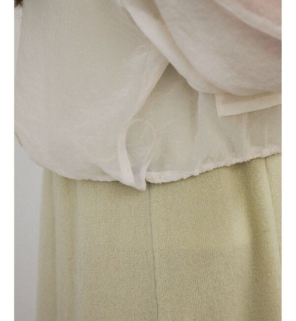 SALON adam et rope'「[25SS]シアークロップドブルゾン 3 / シアーカーディガン」|ブルゾン・スタジャン|