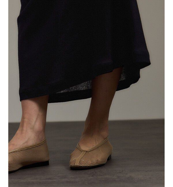 SALON adam et rope'「nu=layerアシンメトリーシャーリングスカート」|スカート|