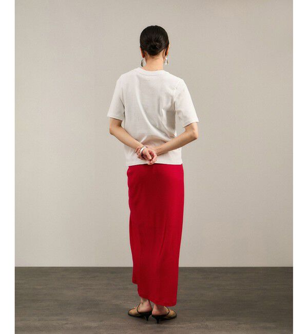 SALON adam et rope'「nu=layerアシンメトリーシャーリングスカート」|スカート|