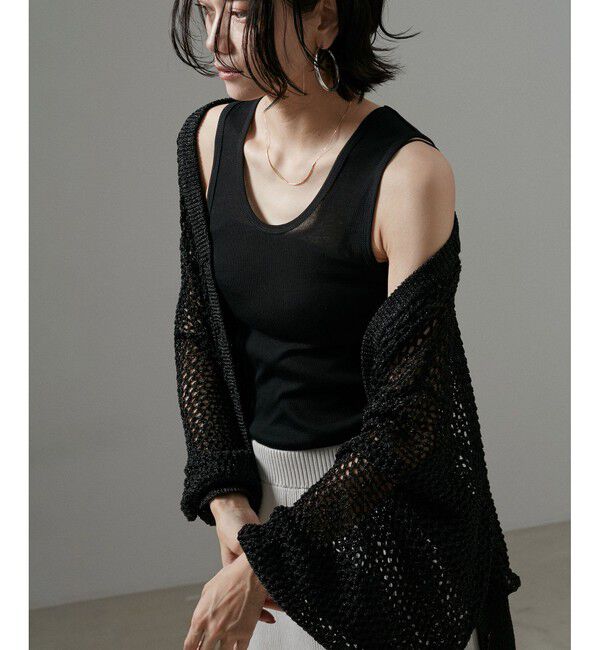 SALON adam et rope'「nu=layerスクープネックタンクトップ」|タンクトップ|