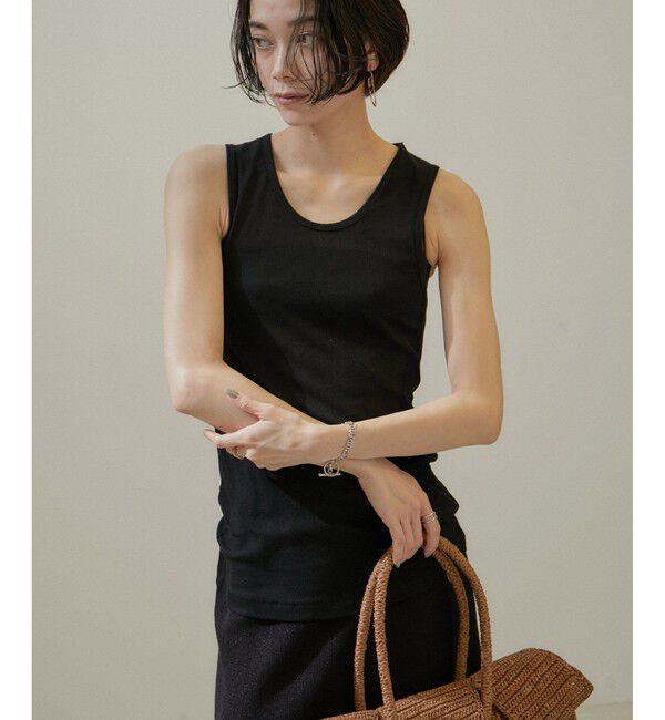 SALON adam et rope'「nu=layerスクープネックタンクトップ」|タンクトップ|