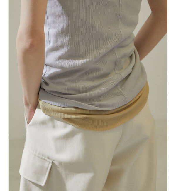 SALON adam et rope'「nu=layerスクープネックタンクトップ」|タンクトップ|