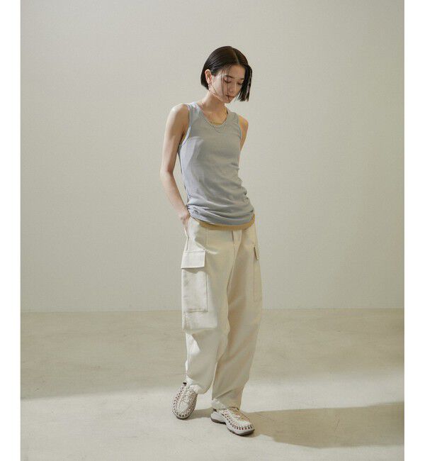 SALON adam et rope'「nu=layerスクープネックタンクトップ」|タンクトップ|