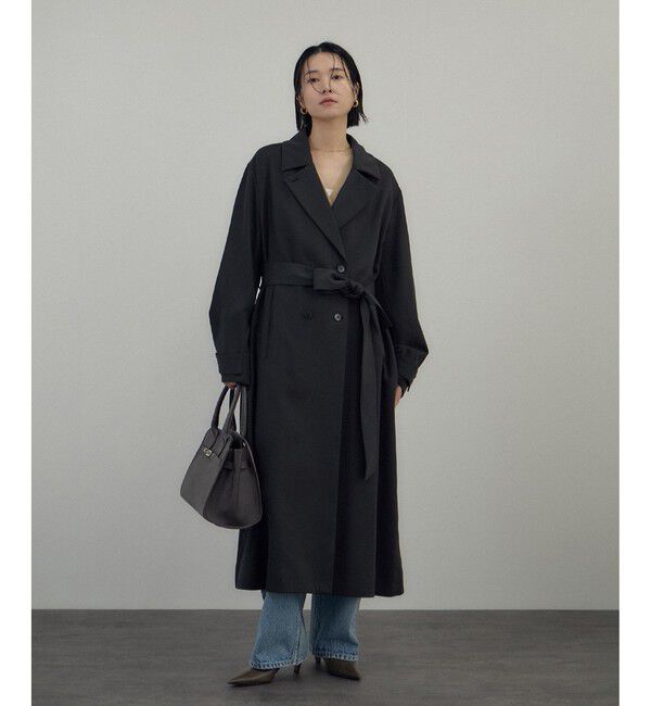 SALON adam et rope'「ニュアンストレンチコート」|トレンチコート|ブラック(01)