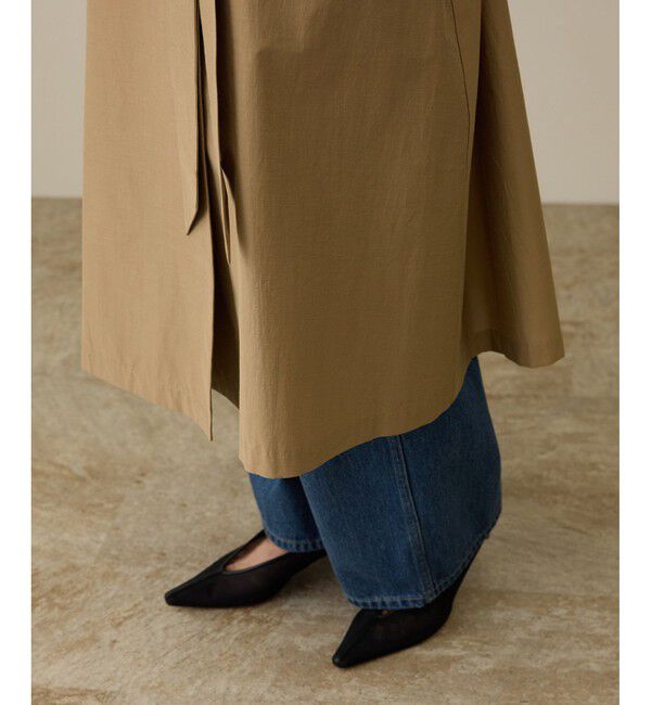 ROPE「【軽量】コットンポプリン スプリングコート」|トレンチコート|