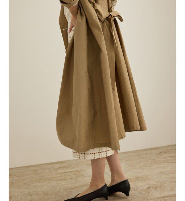 ROPE「【軽量】コットンポプリン スプリングコート」|トレンチコート|