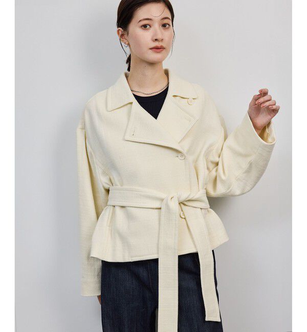 ROPE「MANTECO(マンテコ) コットンライトショートトレンチコート」|トレンチコート|