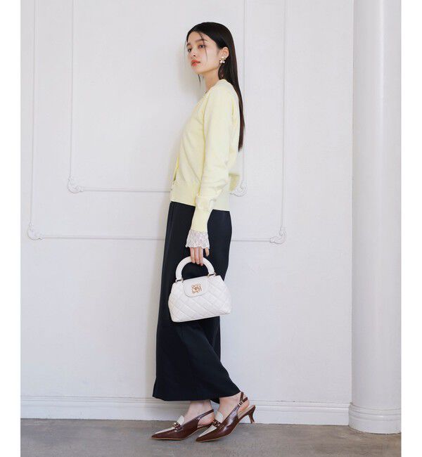 VIS「【美easy】コンフォートツイルウエストデザインIラインスカート【洗える/防シワ/UVケア】」|スカート|