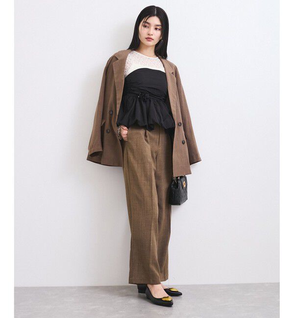 VIS「コサージュ付きバルーンナイロンビスチェ」|その他|