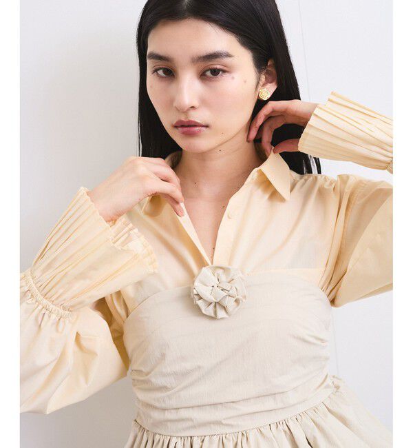 VIS「コサージュ付きバルーンナイロンビスチェ」|その他|