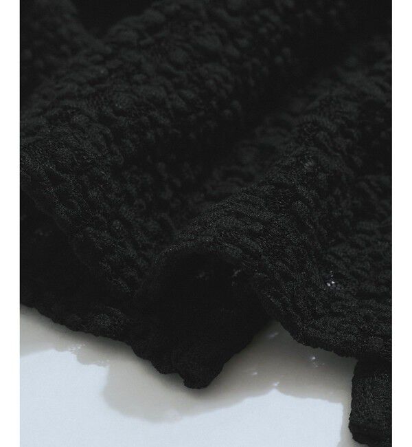 VIS「【WEB/一部店舗限定】裾サイドドロストレースカーディガン」|カーディガン|