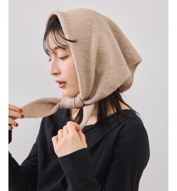 VIS「トライアングルニットスカーフ」|バンダナ・スカーフ|