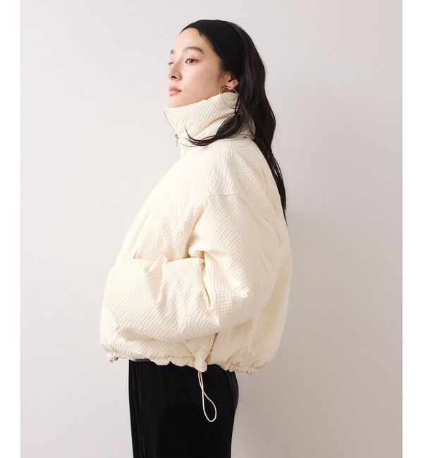 VIS「【WEB限定】軽くてあたたかいパディングショートボリューム中綿ブルゾン」|ブルゾン・スタジャン|