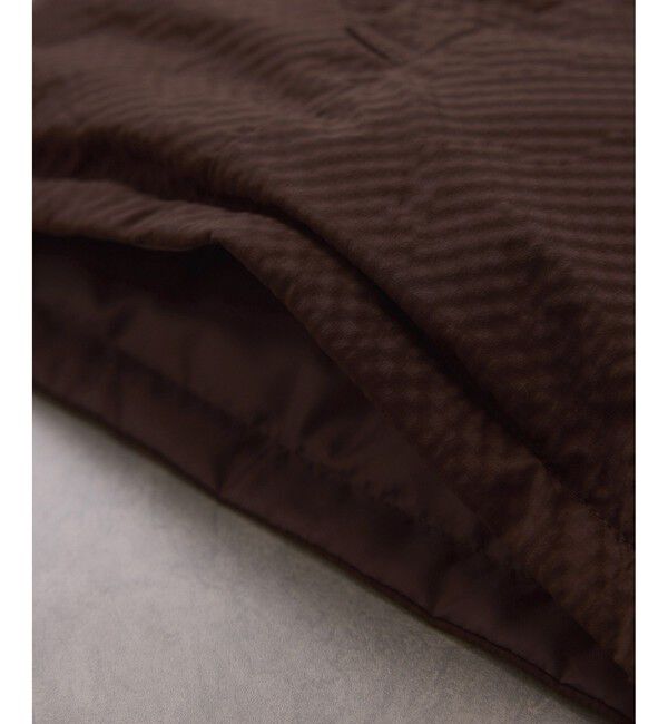 VIS「【WEB限定】軽くてあたたかいパディングショートボリューム中綿ブルゾン」|ブルゾン・スタジャン|