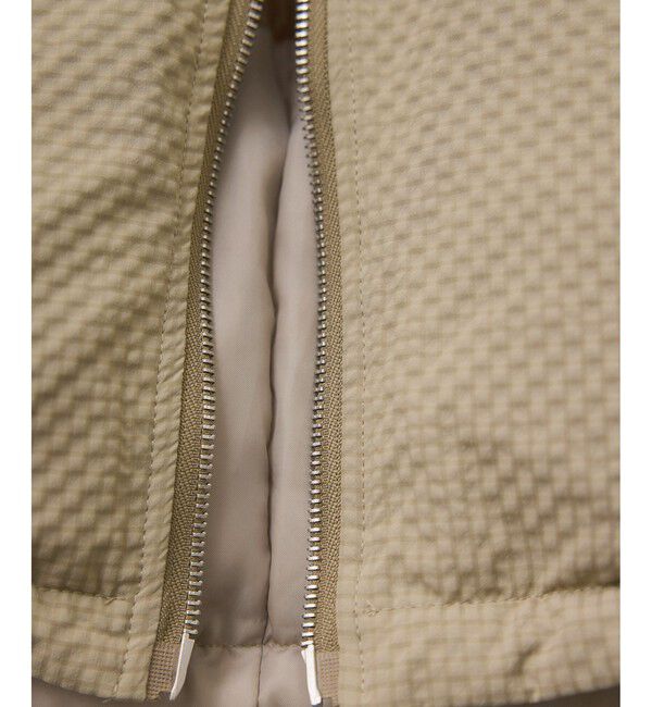 VIS「【WEB限定】軽くてあたたかいパディングショートボリューム中綿ブルゾン」|ブルゾン・スタジャン|