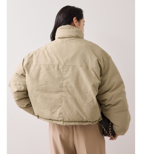 VIS「【WEB限定】軽くてあたたかいパディングショートボリューム中綿ブルゾン」|ブルゾン・スタジャン|