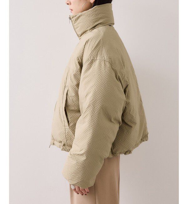 VIS「【WEB限定】軽くてあたたかいパディングショートボリューム中綿ブルゾン」|ブルゾン・スタジャン|